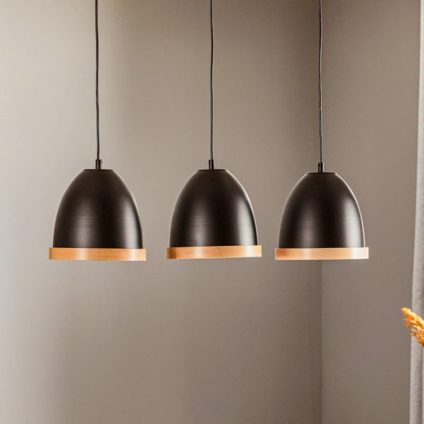 Eko-Light Suspension Studio décor bois