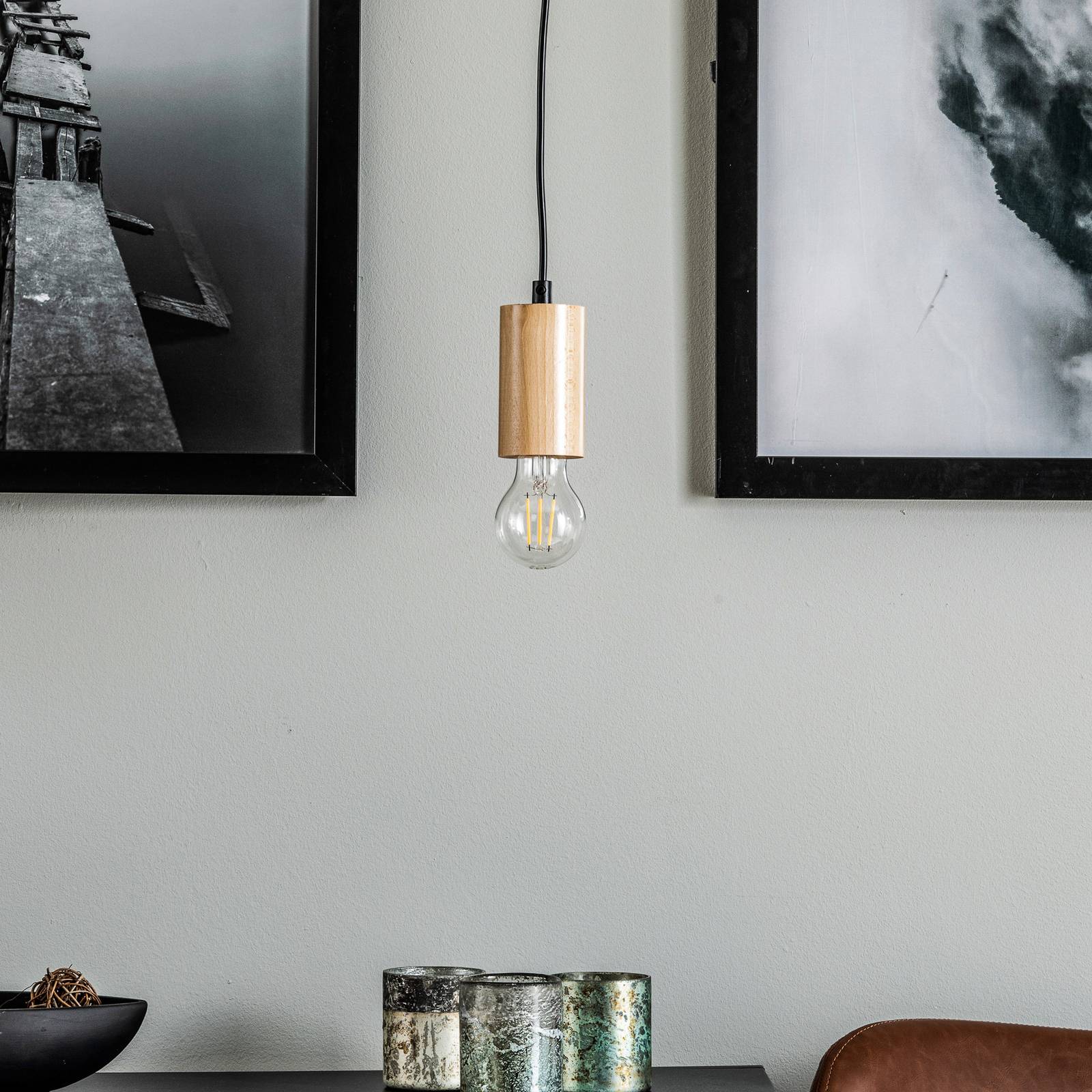 Eko-Light Suspension Lines en bois clair