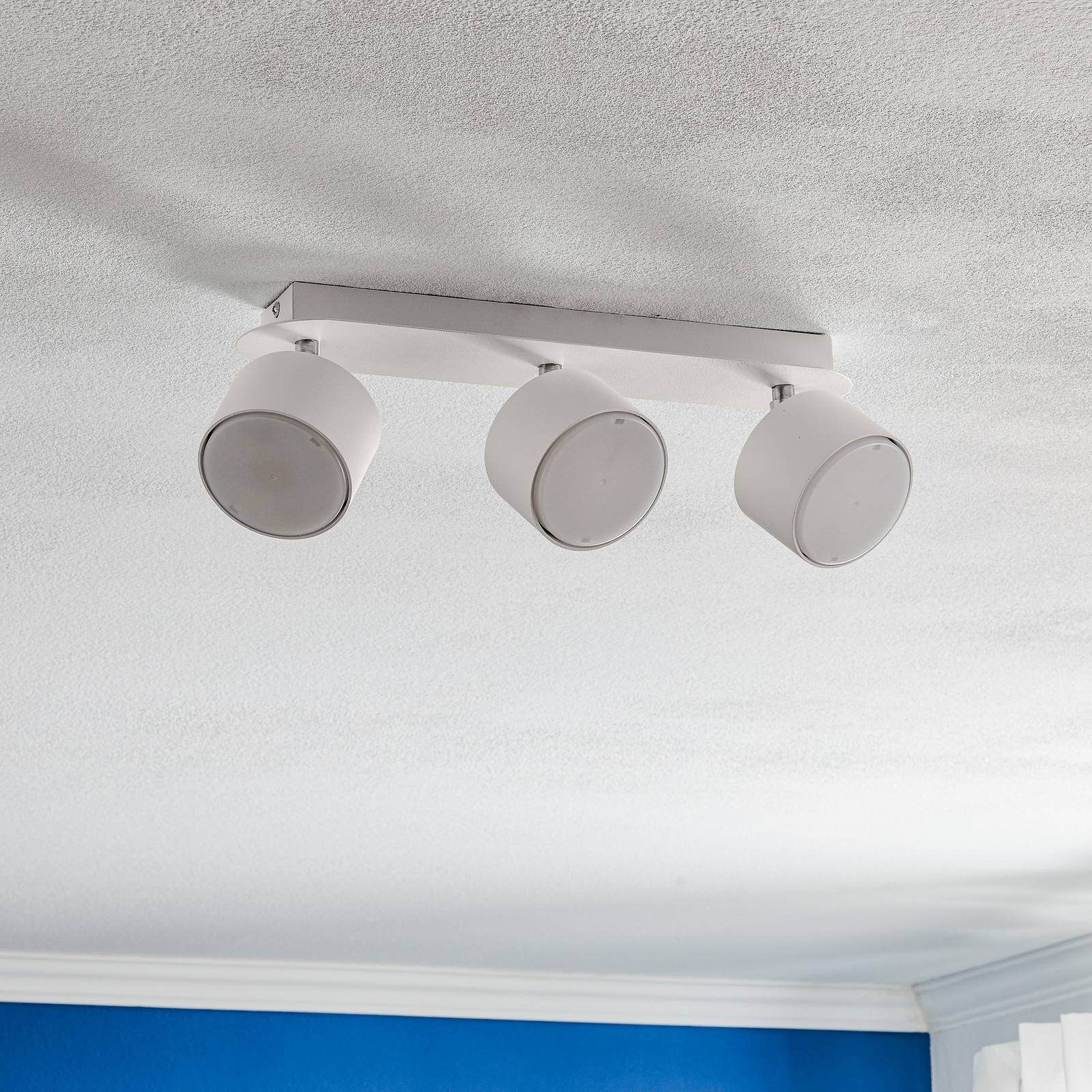 Eko-Light Spot pour plafond Cloudy à 3 lampes blanc Eko-Light