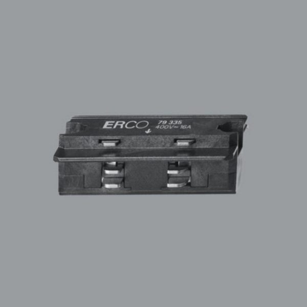 ERCO raccord pour rail électrique direct noir ERCO