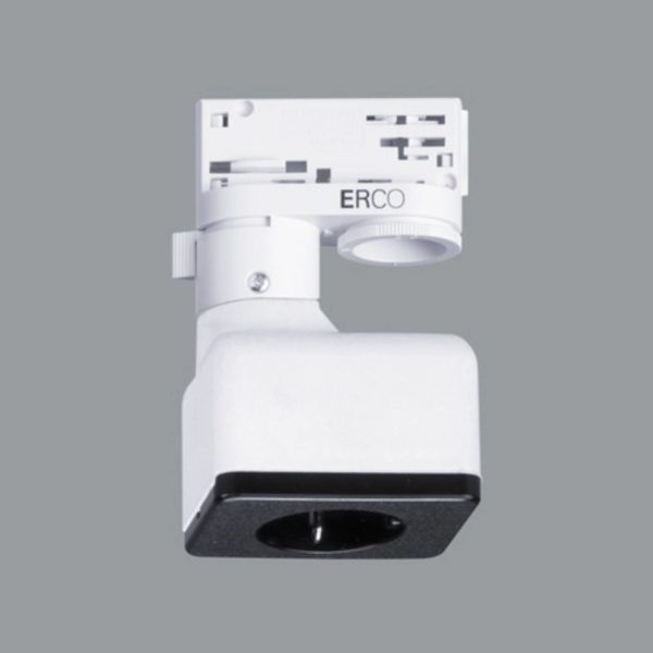 ERCO adaptateur triphasé avec prise Schuko