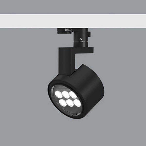 ERCO Parscan spot 230V 12W wallwash 940 noir ERCO