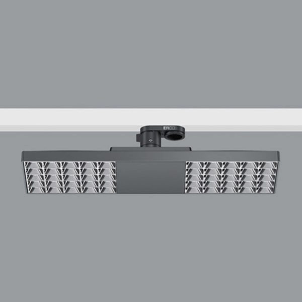 ERCO Jilly 230V BT 15W extra wide 830 noir/argent ERCO