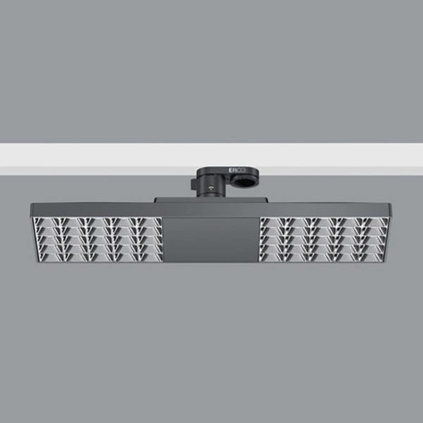 ERCO Jilly 230V 15W oval wide 830 noir/argent ERCO