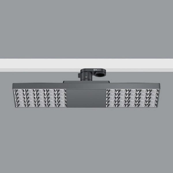 ERCO Jilly 230V 15W oval wide 840 noir/argent ERCO