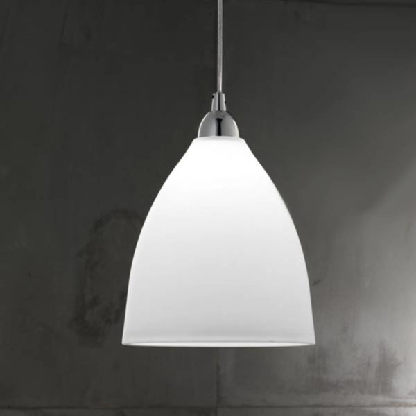Fabas Luce Suspension en verre PROVENZA 27 cm blanc Fabas Luce
