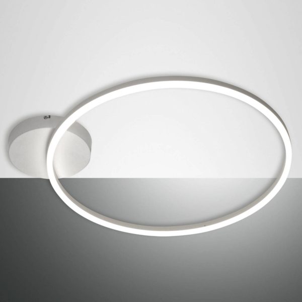 Fabas Luce Plafonnier LED Giotto à 1 lampe, blanc Fabas Luce