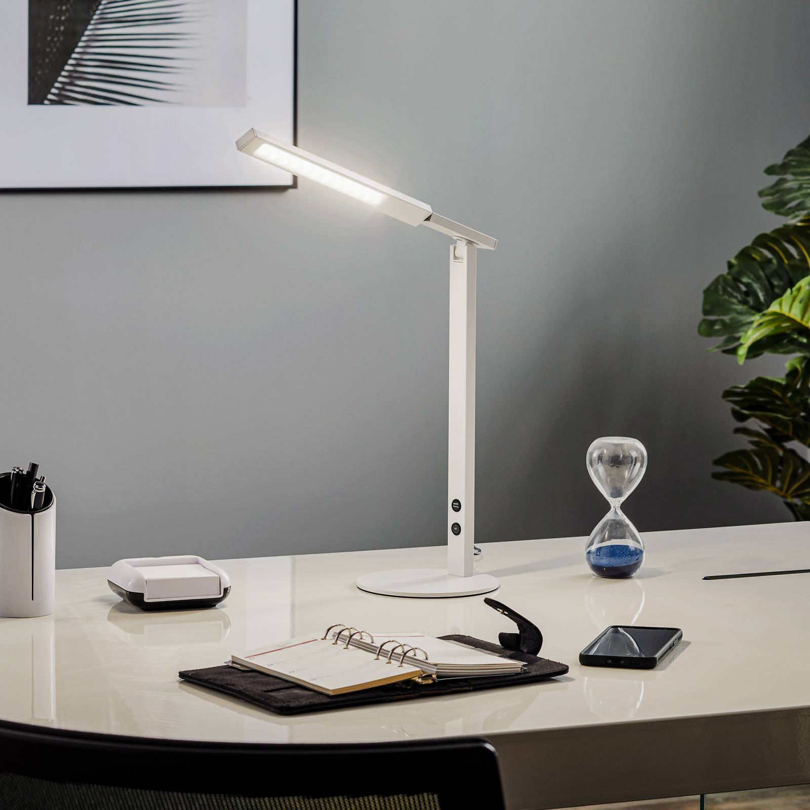 Fabas Luce Lampe de bureau LED Ideal avec variateur