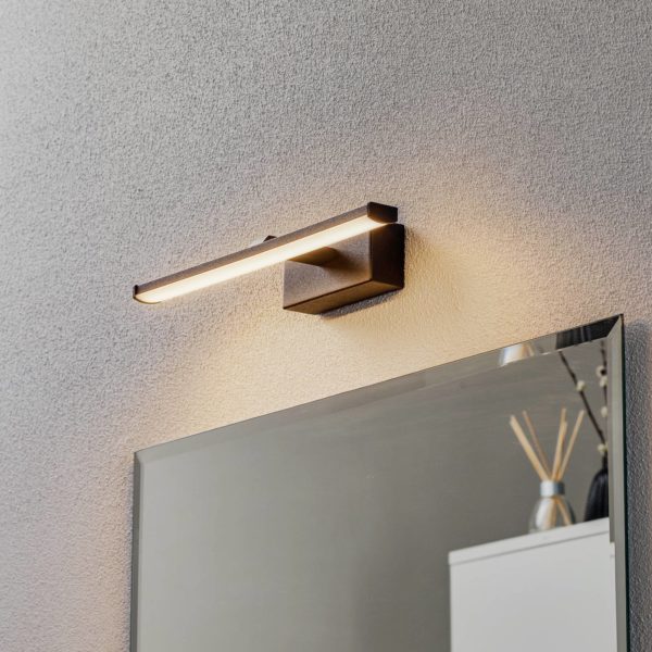Fabas Luce Applique LED Nala, noire, largeur 30 cm Fabas Luce