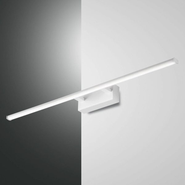 Fabas Luce Applique LED Nala, blanche, largeur 75 cm Fabas Luce