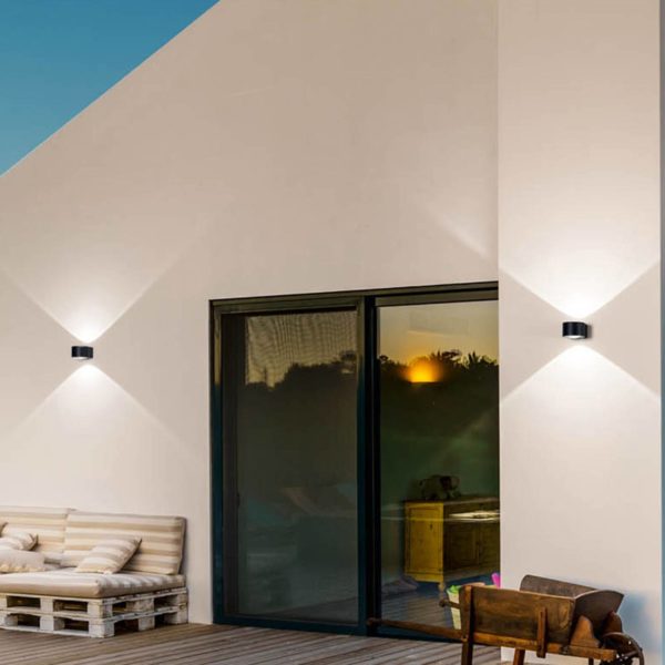 Fabas Luce Lao applique d’extérieur LED