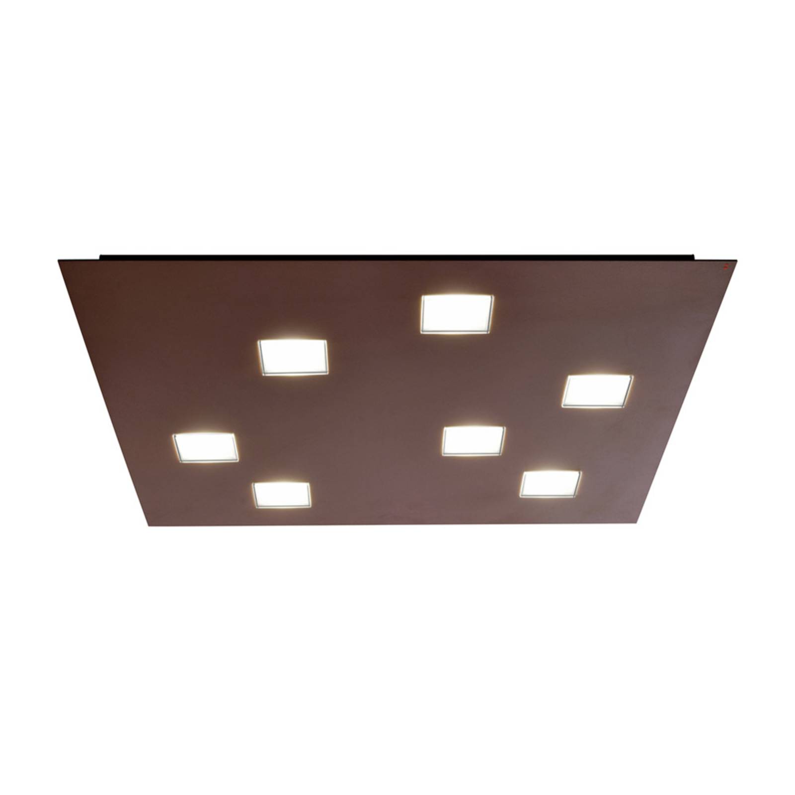 Fabbian Plafonnier LED Quarter rectangulaire