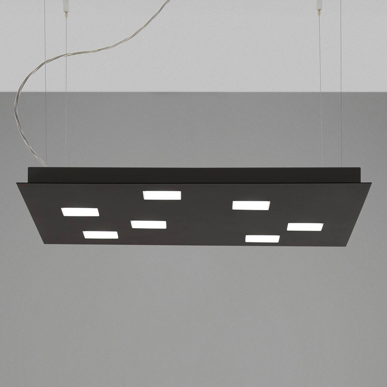 Fabbian Suspension LED Quarter carrée