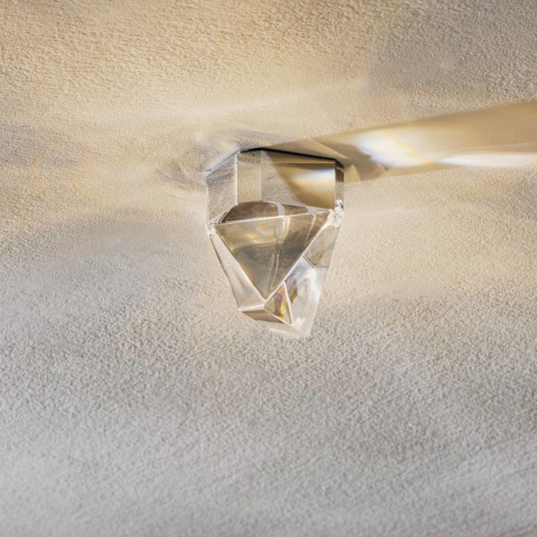 Fabbian Tripla - plafonnier LED en cristal