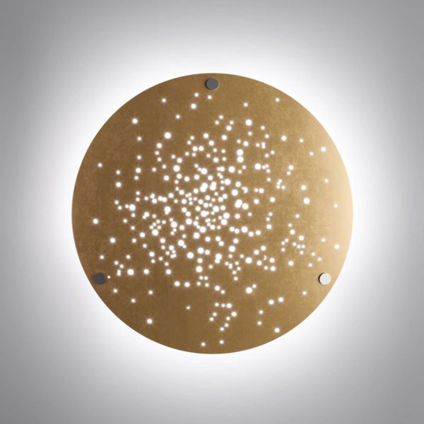 Fabbian Lens applique LED Ø 60 cm bronze Fabbian