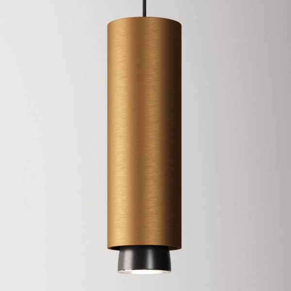 Fabbian Claque suspension LED 30 cm bronze Fabbian