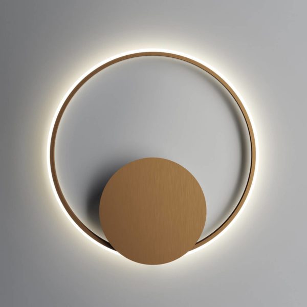 Applique murale LED Fabbian Olympic 3.000K Ø60cm bronze Fabbian