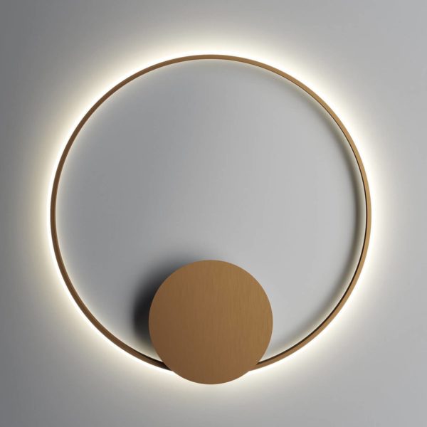 Applique murale LED Fabbian Olympic 3.000K Ø80cm bronze Fabbian