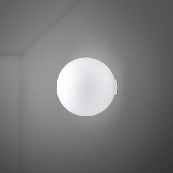 Fabbian Lumi Sfera applique en verre, Ø 20 cm Fabbian