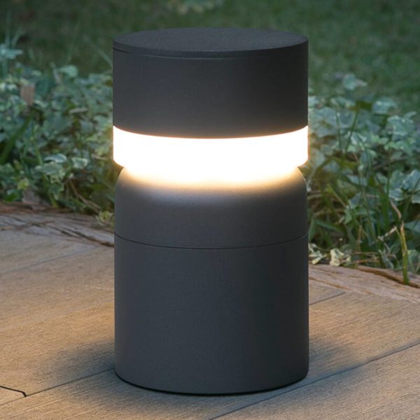 FARO BARCELONA Potelet LED Sete, gris foncé FARO BARCELONA