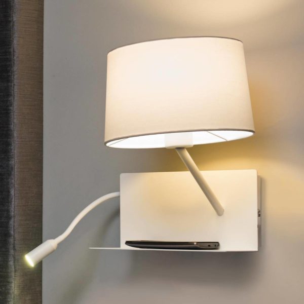 FARO BARCELONA Applique pratique Handy avec liseuse LED FARO BARCELONA