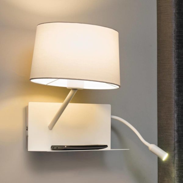FARO BARCELONA Avec liseuse LED - Applique fonctionnelle Handy FARO BARCELONA
