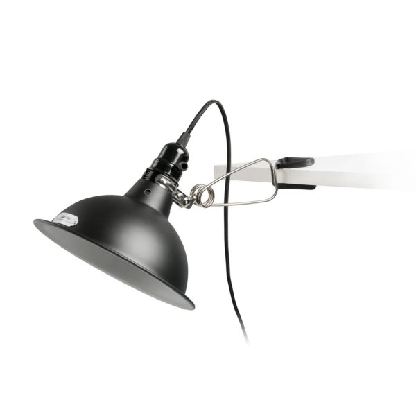 FARO BARCELONA Lampe à pince Pepper, noire FARO BARCELONA
