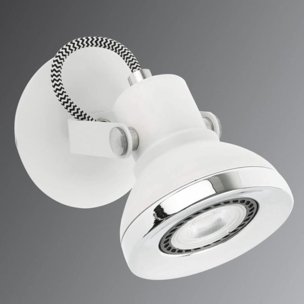FARO BARCELONA Spot mural LED Ring en blanc FARO BARCELONA