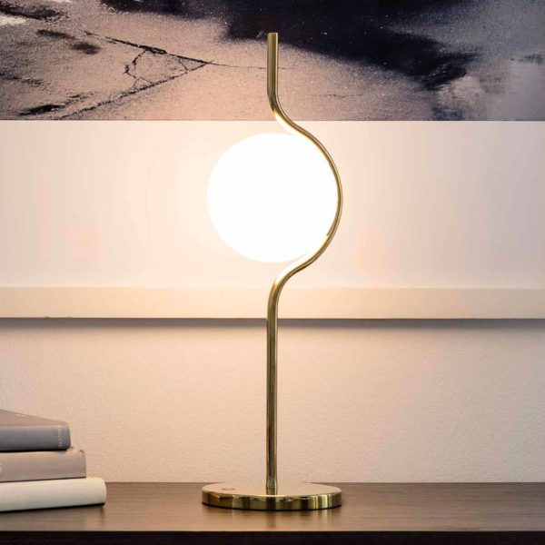 FARO BARCELONA Lampe à poser LED Le Vita avec verre opale FARO BARCELONA