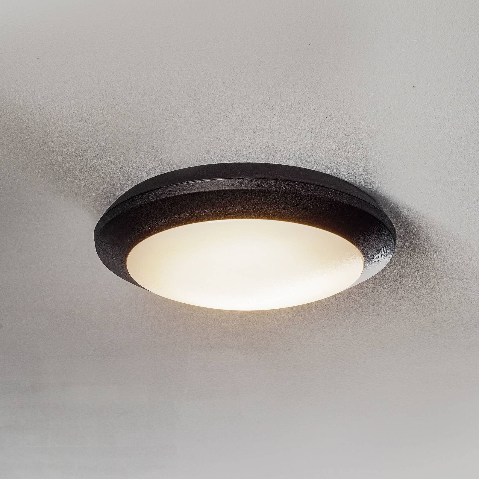 Fumagalli Applique LED d'extérieur LED Umberta noire