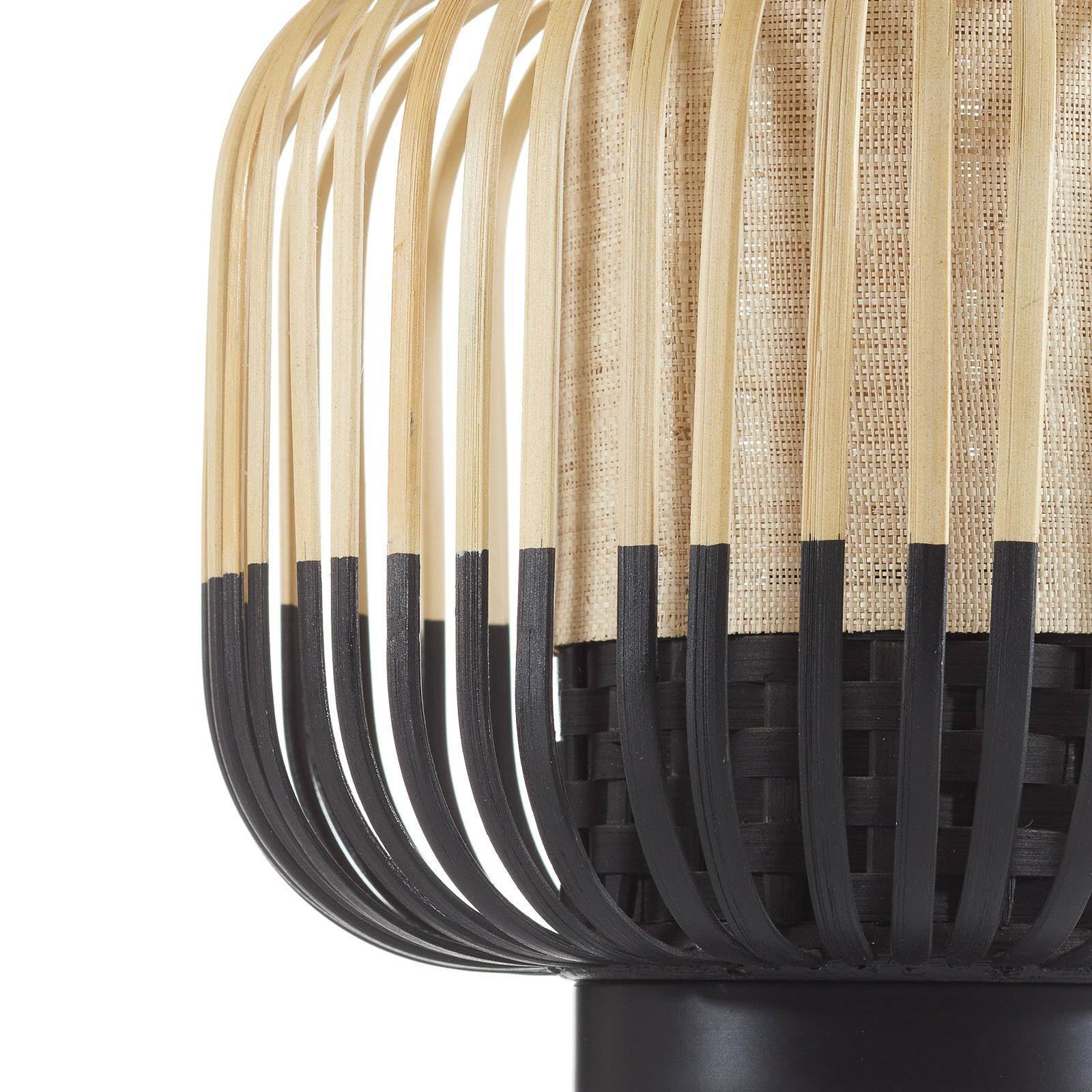 Forestier Bamboo Light S lampe à poser 24 cm noire Forestier