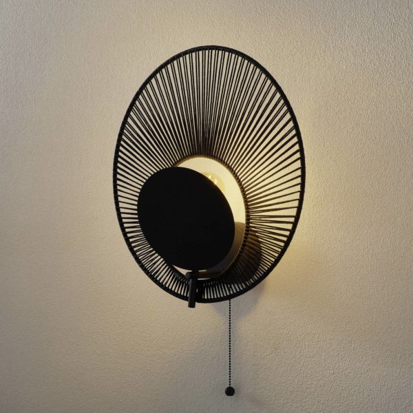 Forestier Oyster applique de designer, noire Forestier