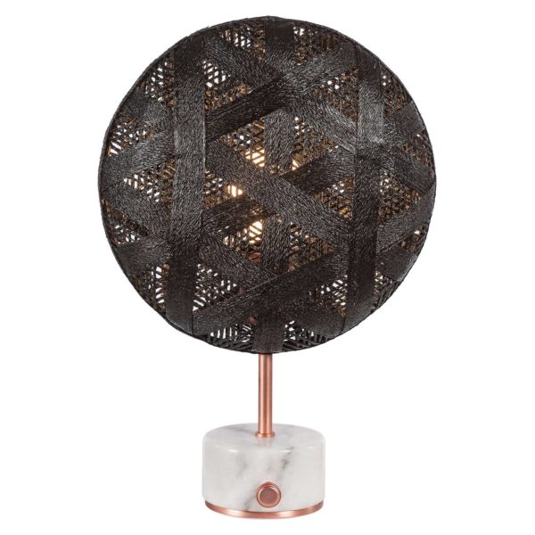 Forestier Chanpen S Hexagonal table cuivre/noir Forestier