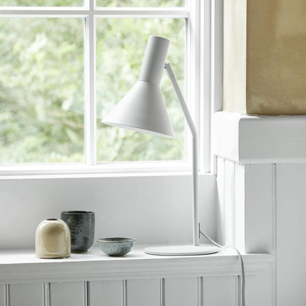 FRANDSEN Lyss lampe à poser, gris clair mat Frandsen