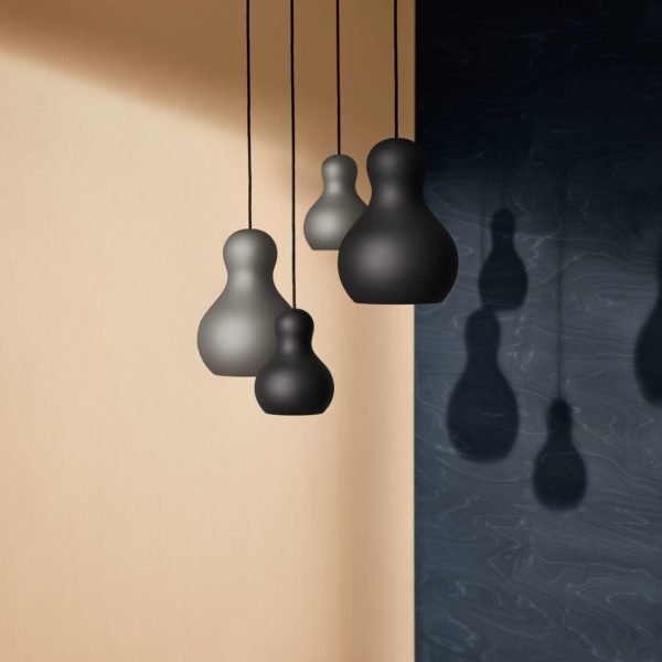 FRITZ HANSEN Calabash P1 suspension, gris mat FRITZ HANSEN