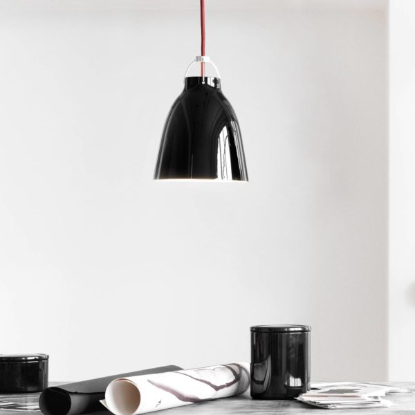 FRITZ HANSEN Caravaggio P1 brillant noir FRITZ HANSEN