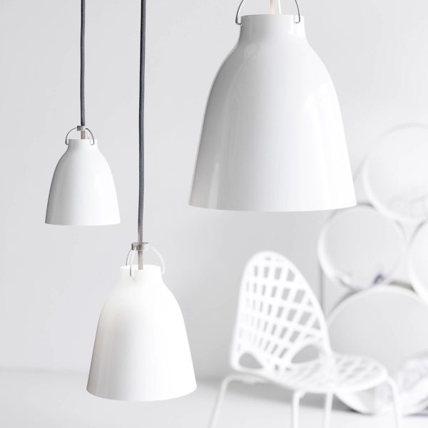 FRITZ HANSEN Caravaggio P2 blanc brillant FRITZ HANSEN