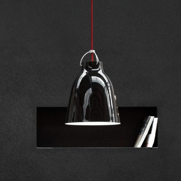 FRITZ HANSEN Caravaggio P2 brillant noir FRITZ HANSEN