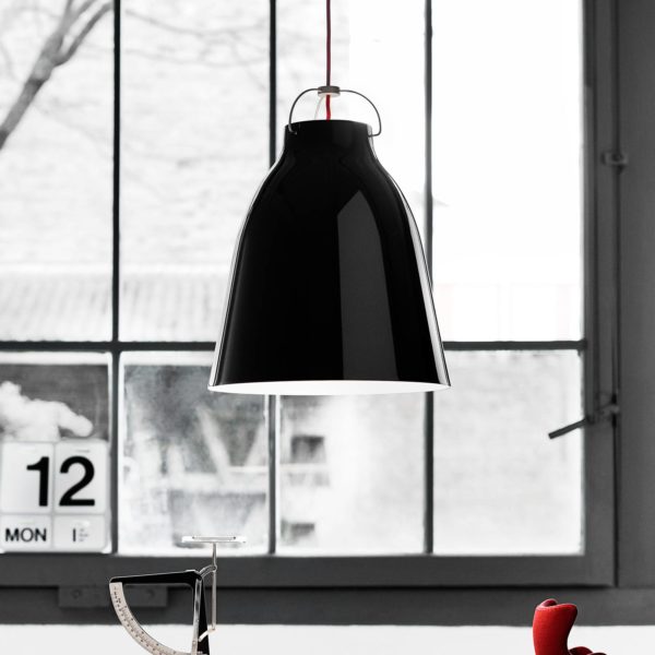 FRITZ HANSEN Caravaggio P3 brillant noir FRITZ HANSEN