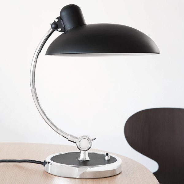 FRITZ HANSEN Kaiser Idell Luxus noir mat/chrome FRITZ HANSEN