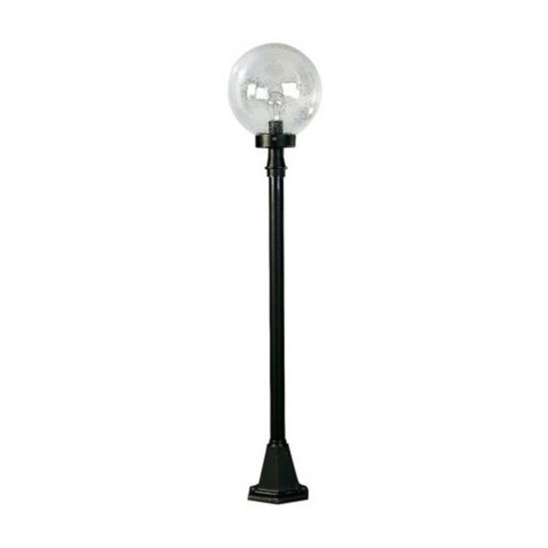 Albert Leuchten Borne lumineuse noire en verre à bulles Albert Leuchten
