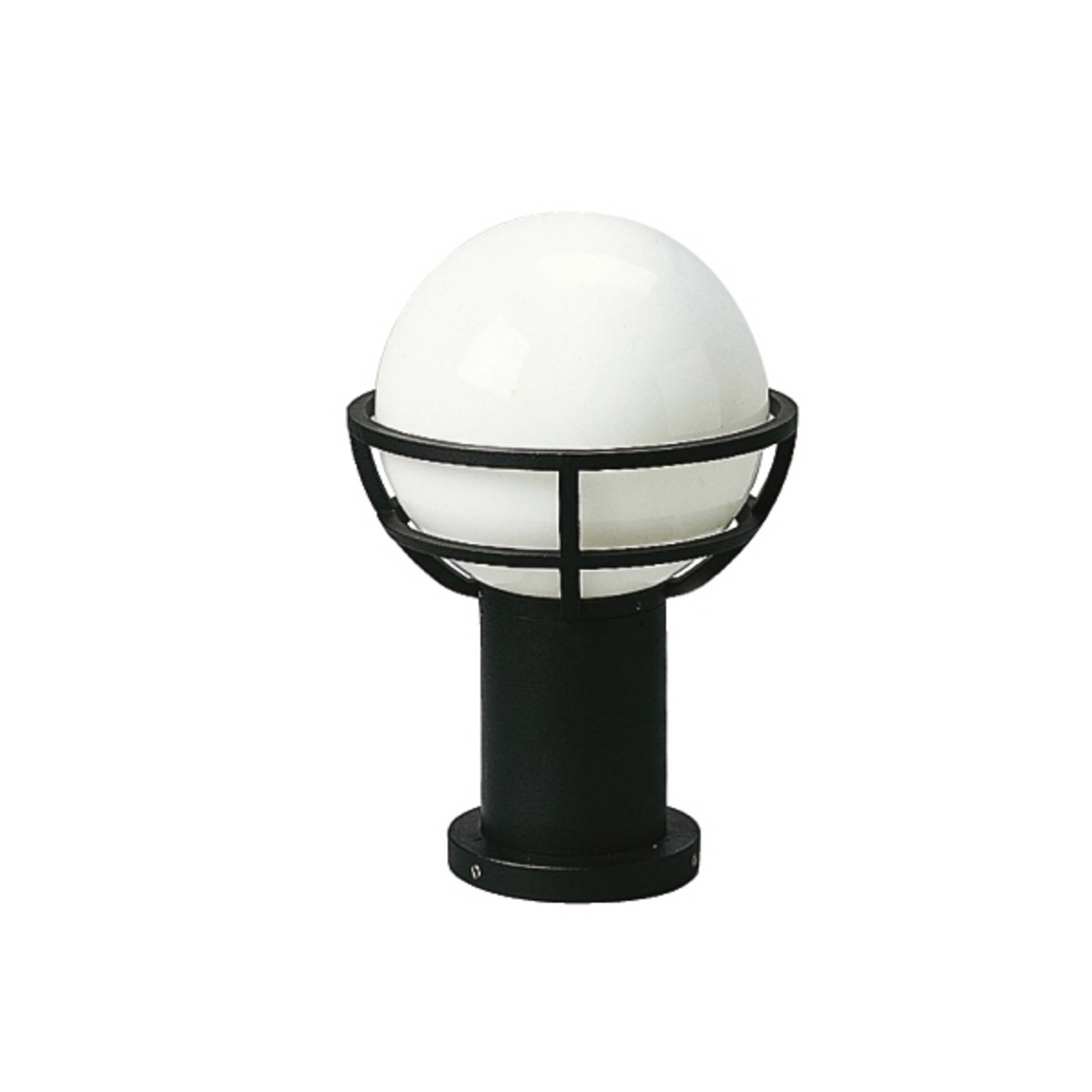 Albert Leuchten Luminaire pour socle noir avec verre opale Albert Leuchten