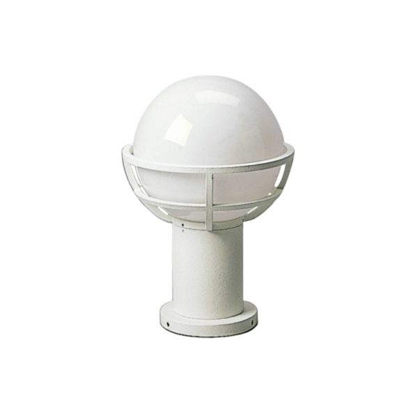 Albert Leuchten Luminaire pour socle blanc avec verre opale Albert Leuchten