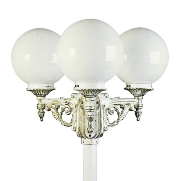 Albert Leuchten Ravissant chandelier blanc-or 163 à 3 lampes Albert Leuchten