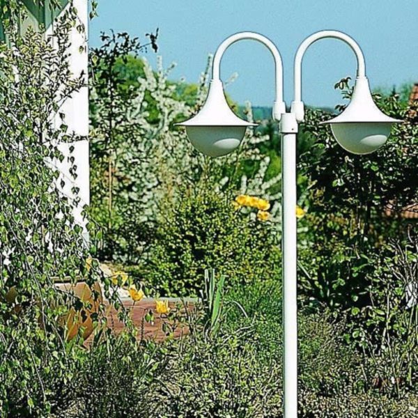 Albert Leuchten Lampadaire élégant 171 blanc à 2 lampes Albert Leuchten