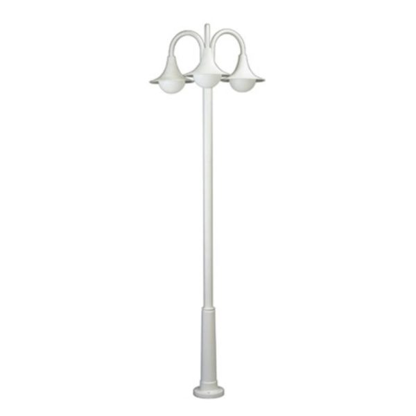 Albert Leuchten Lampadaire élégant 171 blanc à 3 lampes Albert Leuchten