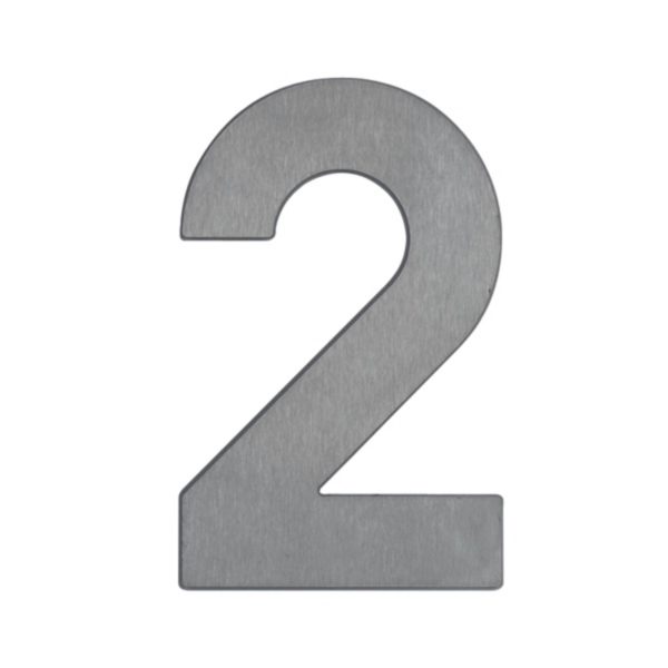 Albert Leuchten Numéro de maison 2- en inox Albert Leuchten
