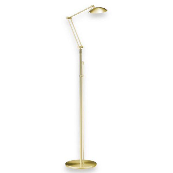 Knapstein Lampadaire LED Curl laiton mat Knapstein