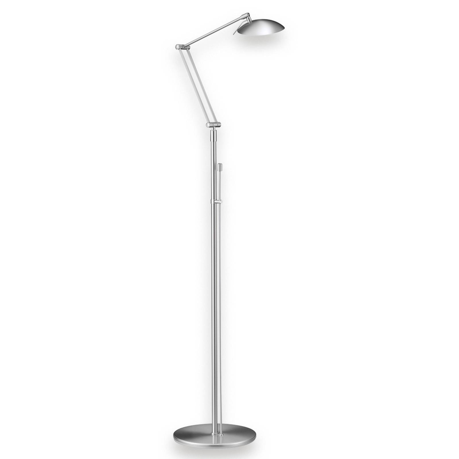 Knapstein Lampadaire LED Curl nickel mat Knapstein