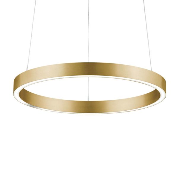Knapstein Suspension LED Svea-40, capteur de gestes, dorée Knapstein